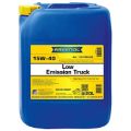 Ravenol Low Emission Truck 15W-40 API CJ-4/SM; ACEA E7/E9/E11; JASO DH-2 полусинтетическое 20 л 1123100-020